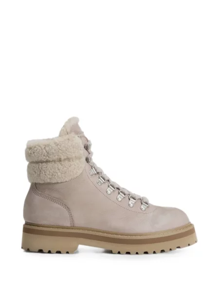 Botine Woolrich cu șireturi din dantelă