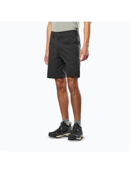 Pantaloni scurți de trekking pentru bărbați Salewa Fanes Light black out negru