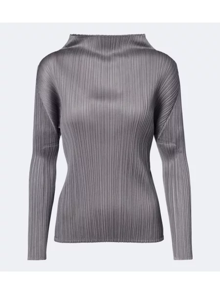 Top Pleats Please Issey Miyake gri