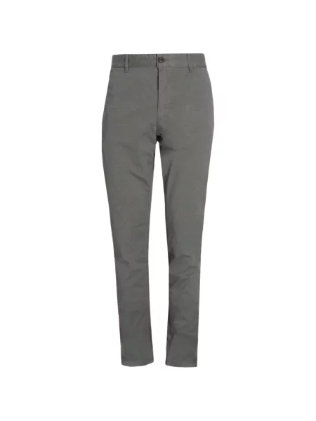 Pantaloni chino Boss cu autograf gri