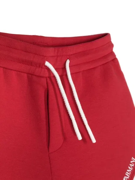 Szorty dziecięce Emporio Armani czerwone