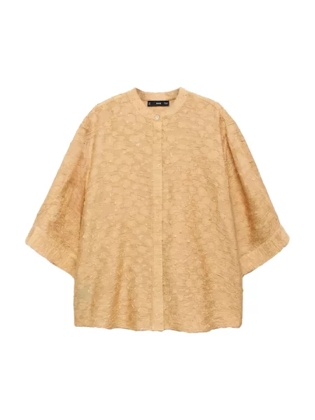 MANGO Bluză LITA cappuccino maro