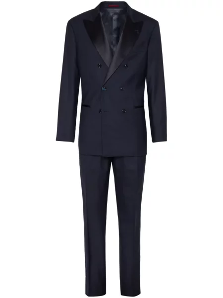 Costum Brunello Cucinelli de lână de costum albastru