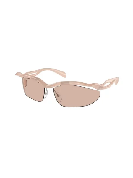 Okulary przeciwsłoneczne Prada Eyewear brązowe