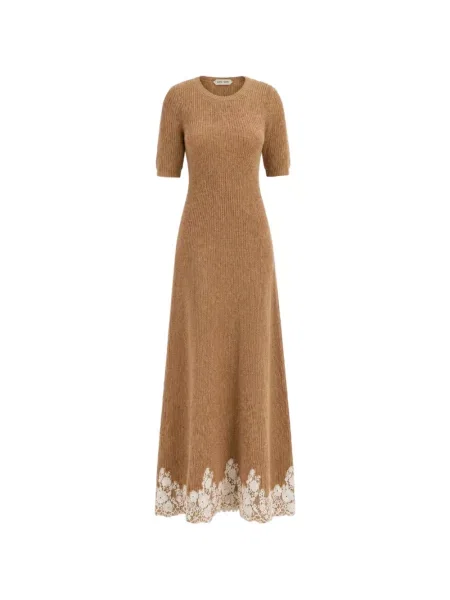Dzianinowa sukienka midi Alberta Ferretti