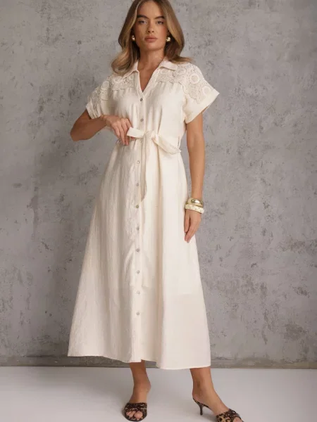 Rochie Tyrielle deschis bej