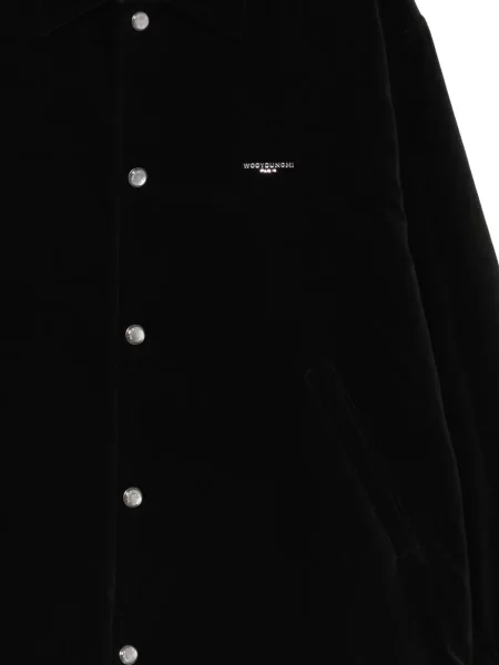 Geacă Wooyoungmi de catifea negru