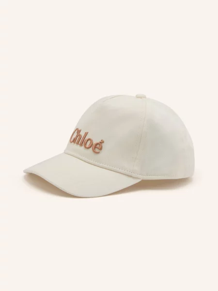 Chloé Czapka beige beżowa