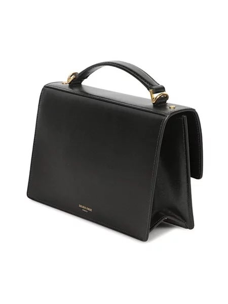 Torebka skórzana Golden Goose skórzana czarna