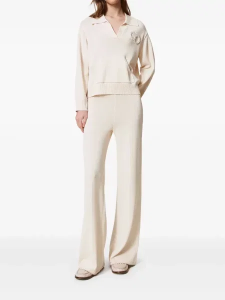 Pantaloni Twinset tricotate