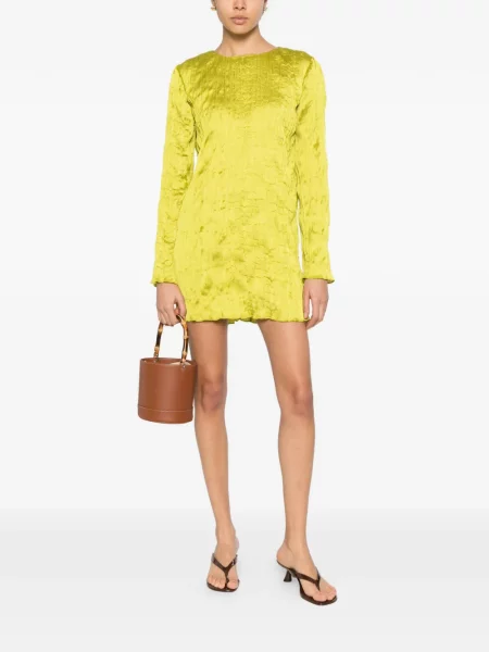 Mini rochie mini Staud de costum mini verde