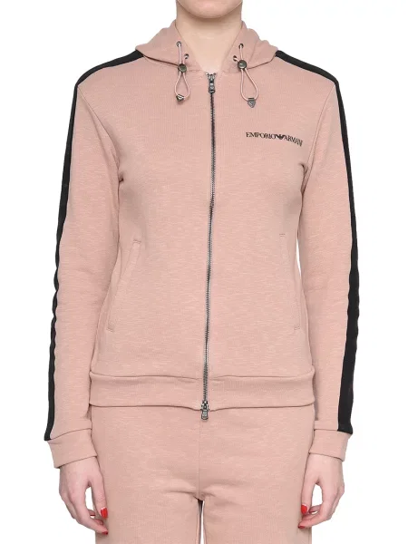 Спортивная кофта Emporio Armani розовая