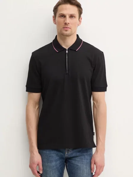 BOSS polo tričko černé