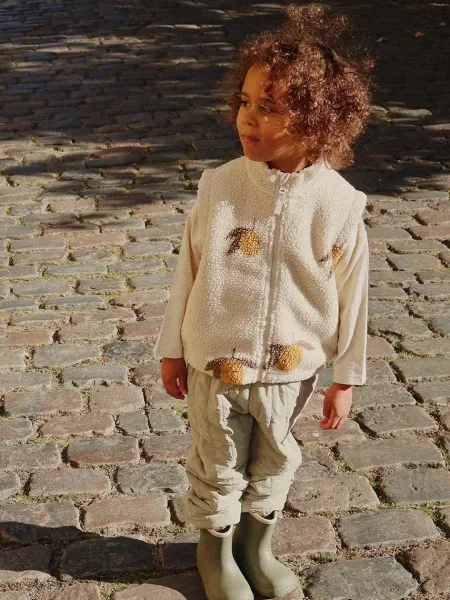 Konges Sløjd Дитяча безрукавка JODY TEDDY VEST GRS