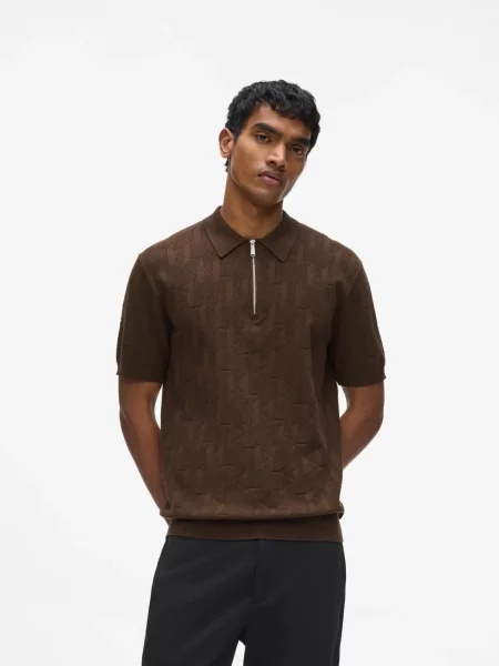 Karl Lagerfeld Tricou închis maro
