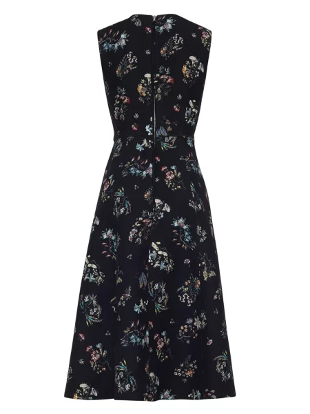 Rochie midi Adam Lippes negru