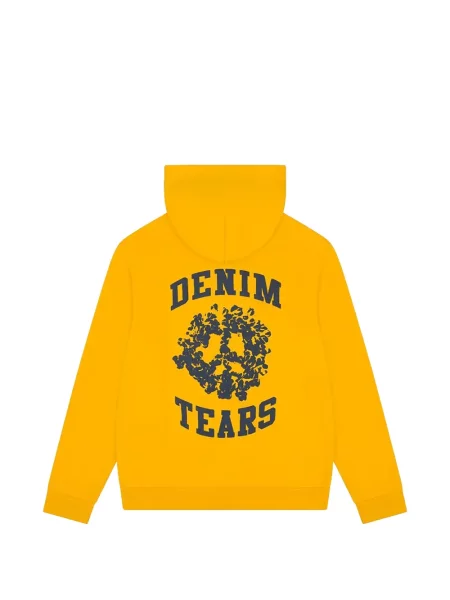 Hanorac cu glugă Denim Tears cu imagine galben