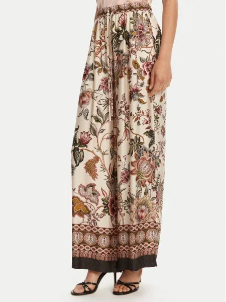 ViCOLO Pantaloni palazzo Wide Leg bej