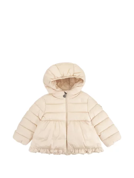 Dětska péřová bunda Moncler Enfant růžová