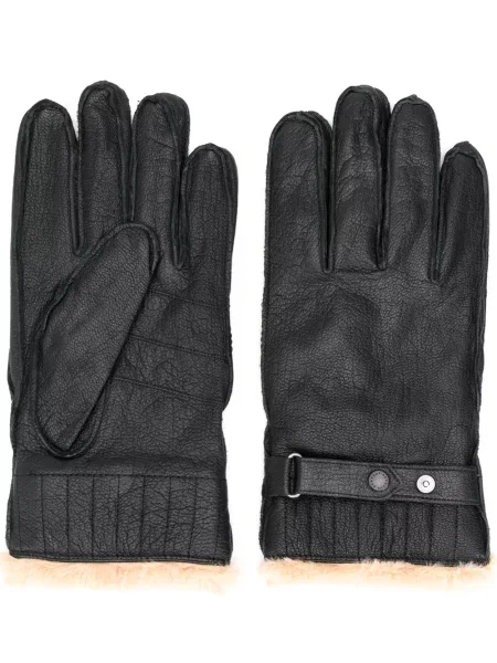 Blană artificială mănuși Barbour negru
