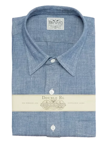Cămașă Ralph Lauren Rrl albastru