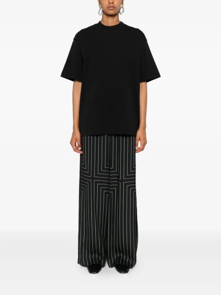 Tricou Federico Cina scurt negru