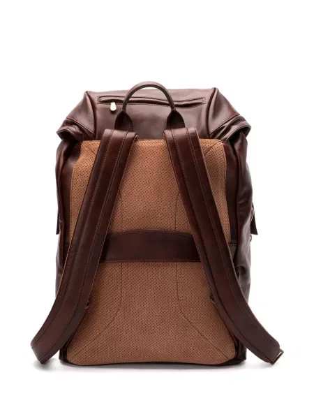 Rucsac Brunello Cucinelli din piele maro