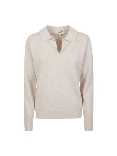 Sweter Mc2 Saint Barth beżowy