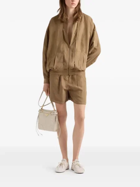 Pantaloni scurți Prada de mătase