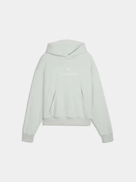 Худі PUMA Run Culture Collectivehoodie комбінований верх зелений