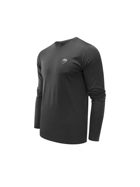 Tricou cu mânecă lungă Emporio Armani negru