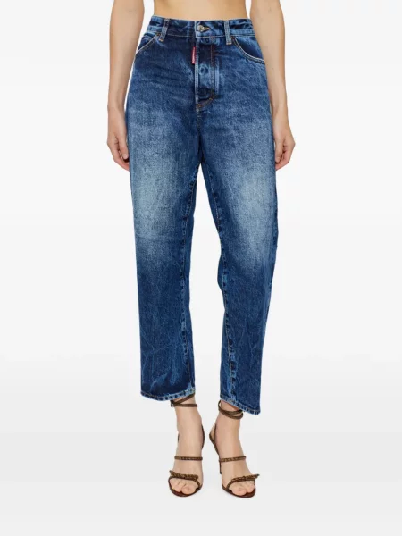 Blugi drepți Dsquared2 albastru