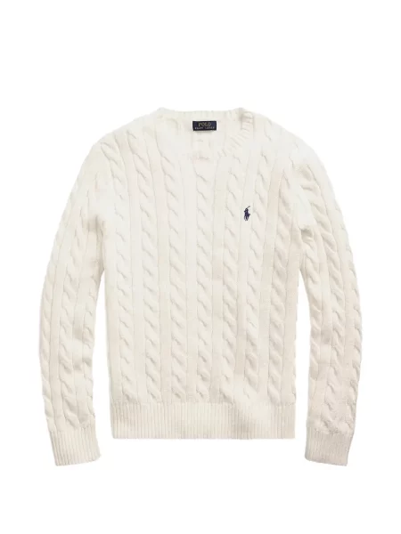 Λινό ριγέ polo Polo Ralph Lauren με κέντημα πράσινο