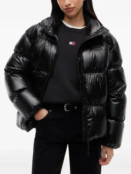Matlasat geacă Tommy Hilfiger negru