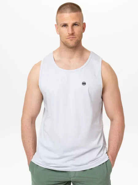 Tank Top PITBULL Lekka Koszulka bez rękawów Ultra Light Coolmax SCOTT biała
