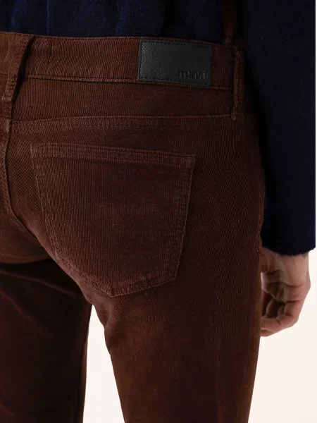 Mavi Bootcut Kalhoty Bella S Rozšířenými Nohavicemi Z Manšestru tmavě hnědá