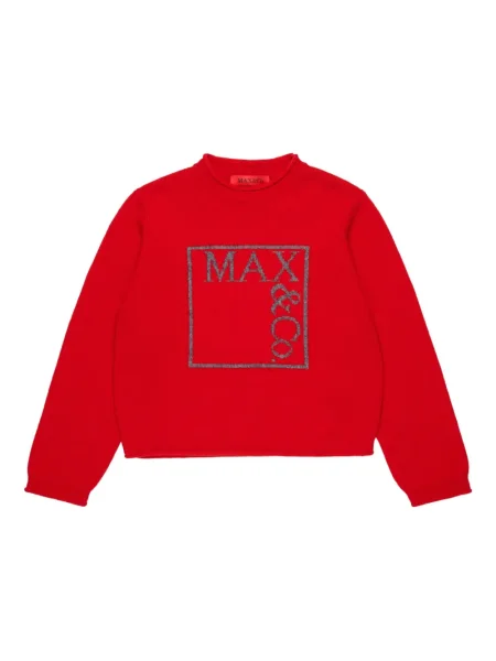 Sweter dziecięcy Max&co. czerwony