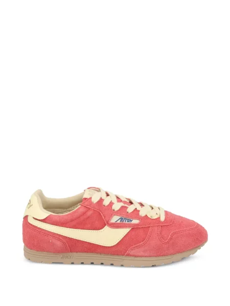 Sneakerși Autry din piele de căprioară roz