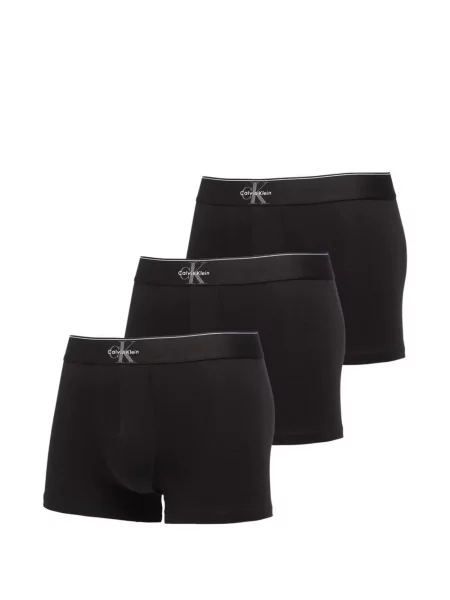 Boxeri Calvin Klein cu autograf negru