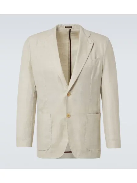 Vuneni blejzer Rubinacci s herringbone uzorkom