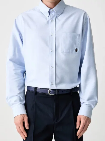 Drôle de Monsieur férfi ing La Chemise Oxford kék
