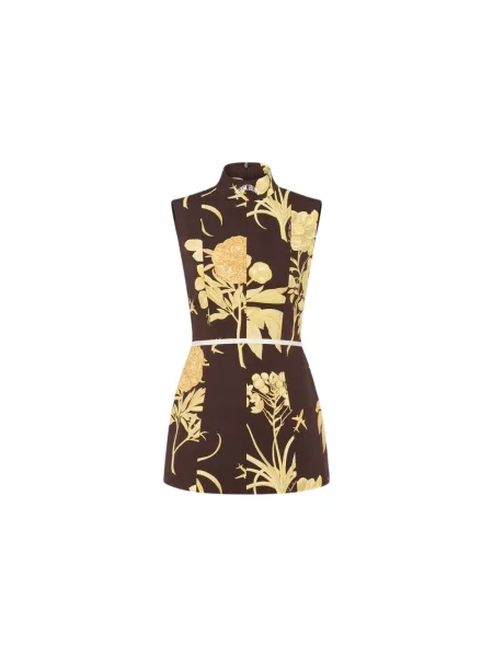 Wielobarwność sukienka Moschino z nadrukiem