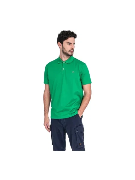 Koszulka polo Paul & Shark zielona