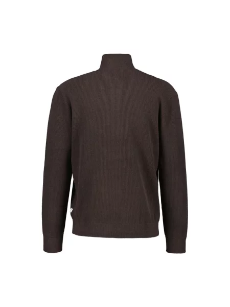 Sweter z golfem Nn07 brązowy