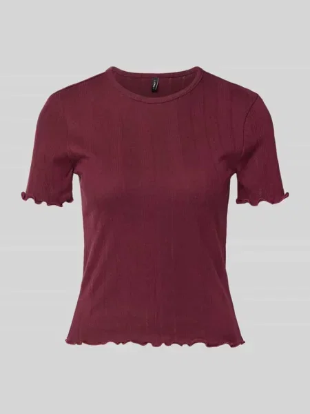 T-shirt o kroju slim fit z mieszanka bawełny model TENNA' Only