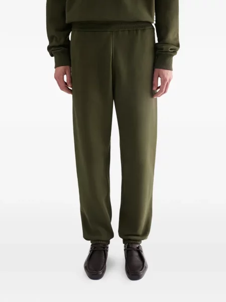 Pantaloni Jil Sander cu imagine alergare verde