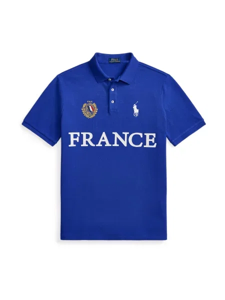 Polo Ralph Lauren Tricou albastru / galben alb