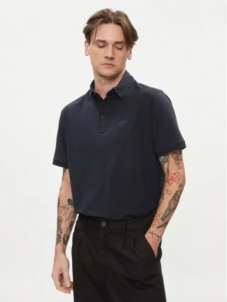 Pepe Jeans Tricou polo Harper Bleumarin