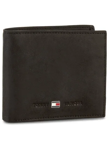 TOMMY HILFIGER Peňaženka Johnson Mini CC' čierna