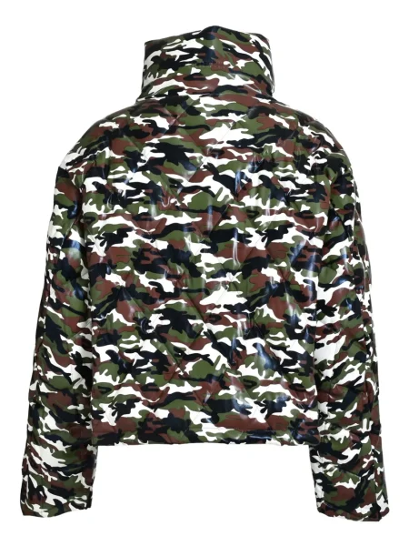 Geacă Breath cu model camuflaj verde